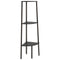 vidaXL 3-Tier Corner Shelf Black 45.5x31.5x120 cm