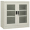 vidaXL Office Cabinet Light Grey 90x40x90 cm Steel