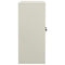 vidaXL Office Cabinet Light Grey 90x40x90 cm Steel