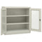 vidaXL Office Cabinet Light Grey 90x40x90 cm Steel