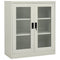 vidaXL Office Cabinet Light Grey 90x40x105 cm Steel