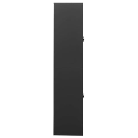 vidaXL Office Cabinet Anthracite 90x40x180 cm Steel