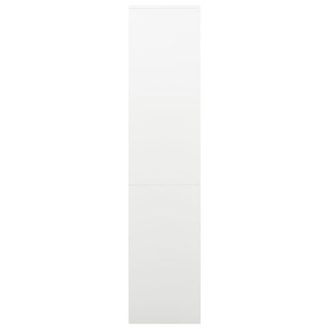 vidaXL Office Cabinet White 90x40x180 cm Steel