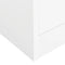 vidaXL Office Cabinet White 90x40x180 cm Steel