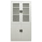 vidaXL Office Cabinet Light Grey 90x40x180 cm Steel