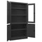 vidaXL Office Cabinet Anthracite 90x40x180 cm Steel