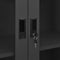 vidaXL Office Cabinet Anthracite 90x40x180 cm Steel