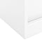 vidaXL Office Cabinet with Sliding Door White 90x40x90 cm Steel