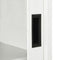 vidaXL Sliding Door Cabinet White 90x40x90 cm Steel