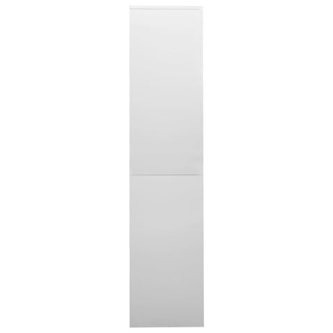 vidaXL Office Cabinet with Sliding Door Light Grey 90x40x180 cm Steel