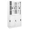 vidaXL Office Cabinet with Sliding Door White 90x40x180 cm Steel