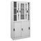 vidaXL Office Cabinet with Sliding Door Light Grey 90x40x180 cm Steel