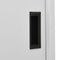 vidaXL Office Cabinet with Sliding Door Light Grey 90x40x180 cm Steel