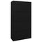 vidaXL Office Cabinet with Sliding Door Black 90x40x180 cm Steel