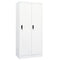 vidaXL Wardrobe White 80x50x180 cm Steel