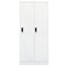 vidaXL Wardrobe White 80x50x180 cm Steel