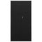 vidaXL Locker Cabinet Black 90x40x180 cm Steel