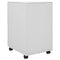 vidaXL Mobile File Cabinet Light Grey 39x45x67 cm Steel