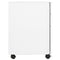 vidaXL Mobile File Cabinet White 30x45x59 cm Steel