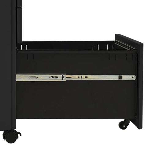 vidaXL Mobile File Cabinet Anthracite 30x45x59 cm Steel
