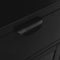 vidaXL Nightstand Black 40x30x54.5 cm Steel and Glass