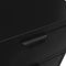 vidaXL Sideboard Black 75x35x70 cm Steel and Tempered Glass