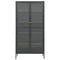 vidaXL Display Cabinet Anthracite 90x40x180 cm Steel and Tempered Glass