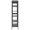 vidaXL Display Cabinet Anthracite 90x40x180 cm Steel and Tempered Glass