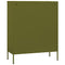 vidaXL Storage Cabinet Olive Green 80x35x101.5 cm Steel