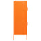 vidaXL Storage Cabinet Orange 80x35x101.5 cm Steel