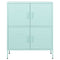 vidaXL Storage Cabinet Mint 80x35x101.5 cm Steel