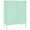 vidaXL Drawer Cabinet Mint 80x35x101.5 cm Steel