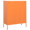vidaXL Storage Cabinet Orange 80x35x101.5 cm Steel
