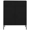 vidaXL Storage Cabinet Black 80x35x101.5 cm Steel