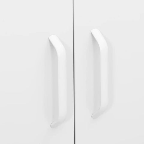 vidaXL Storage Cabinet White 80x35x101.5 cm Steel