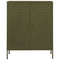 vidaXL Storage Cabinet Olive Green 80x35x101.5 cm Steel