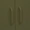 vidaXL Storage Cabinet Olive Green 80x35x101.5 cm Steel