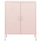 vidaXL Storage Cabinet Pink 80x35x101.5 cm Steel