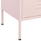 vidaXL Storage Cabinet Pink 80x35x101.5 cm Steel