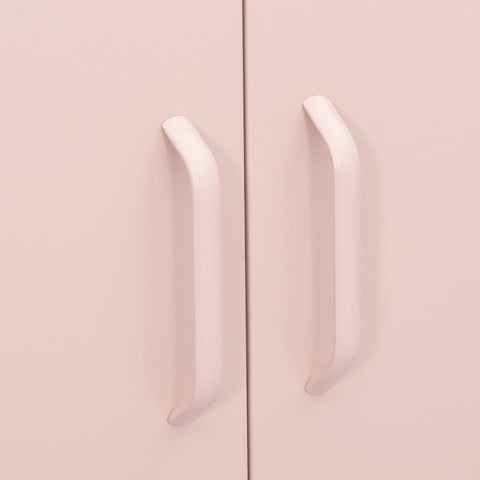 vidaXL Storage Cabinet Pink 80x35x101.5 cm Steel