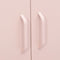 vidaXL Storage Cabinet Pink 80x35x101.5 cm Steel