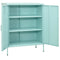 vidaXL Storage Cabinet Mint 80x35x101.5 cm Steel