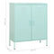 vidaXL Storage Cabinet Mint 80x35x101.5 cm Steel