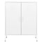 vidaXL Storage Cabinet White 80x35x101.5 cm Steel