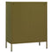 vidaXL Storage Cabinet Olive Green 80x35x101.5 cm Steel