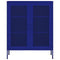 vidaXL Storage Cabinet Navy Blue 80x35x101.5 cm Steel