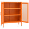 vidaXL Storage Cabinet Orange 80x35x101.5 cm Steel