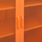 vidaXL Storage Cabinet Orange 80x35x101.5 cm Steel