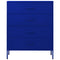 vidaXL Chest of Drawers Navy Blue 80x35x101.5 cm Steel