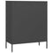vidaXL Chest of Drawers Anthracite 80x35x101.5 cm Steel